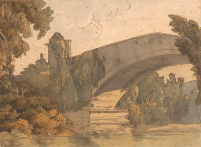 A Bridge Between Florence and Bologna by Francis Towne